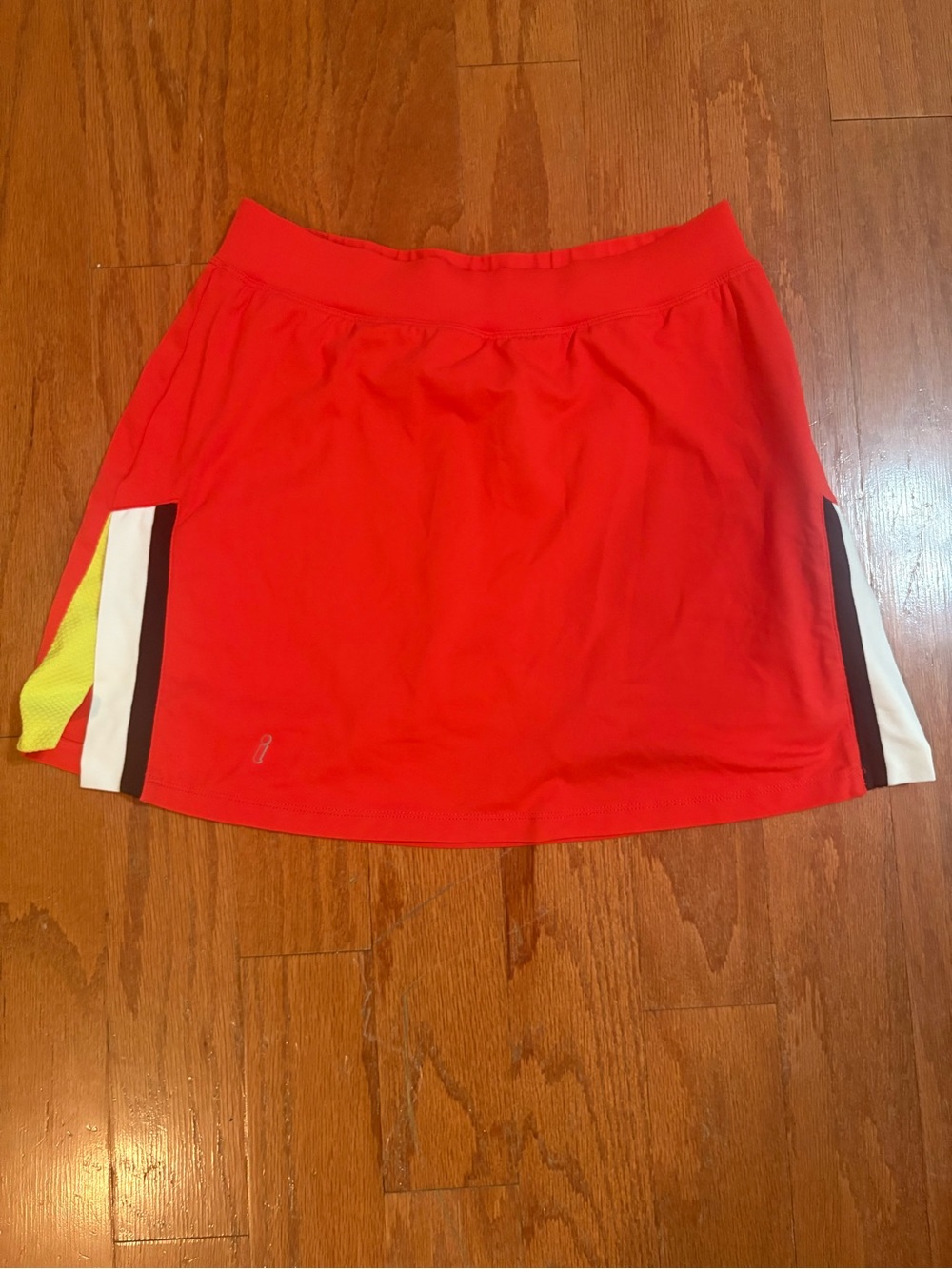 Tail Red Circle Skirt with Yellow, White & Black Side Panels